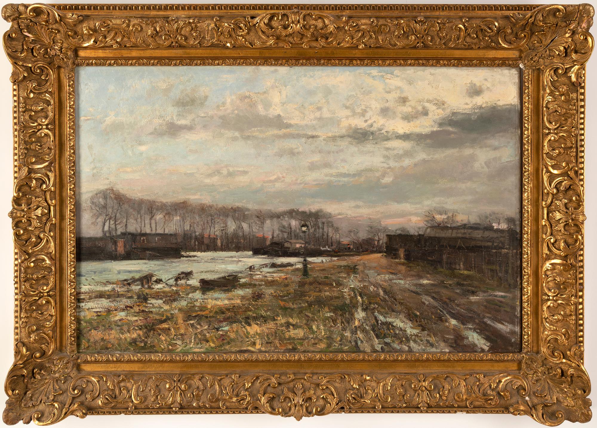 Pierre Jacques Pelletier, oil on panel, signed in lower right corner.