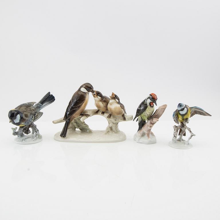 Figurines 4 pcs including TH Heidnreich Rosenthal/Hutschenreuther Germany mid-20th century porcelain.