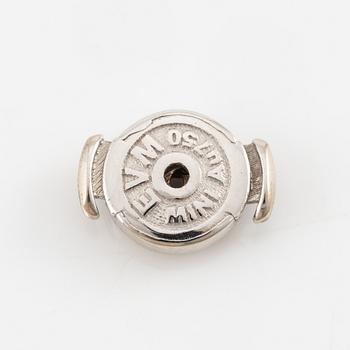 Earrings, a pair, 18K white gold with brilliant-cut diamonds totalling 0.46 ct,.