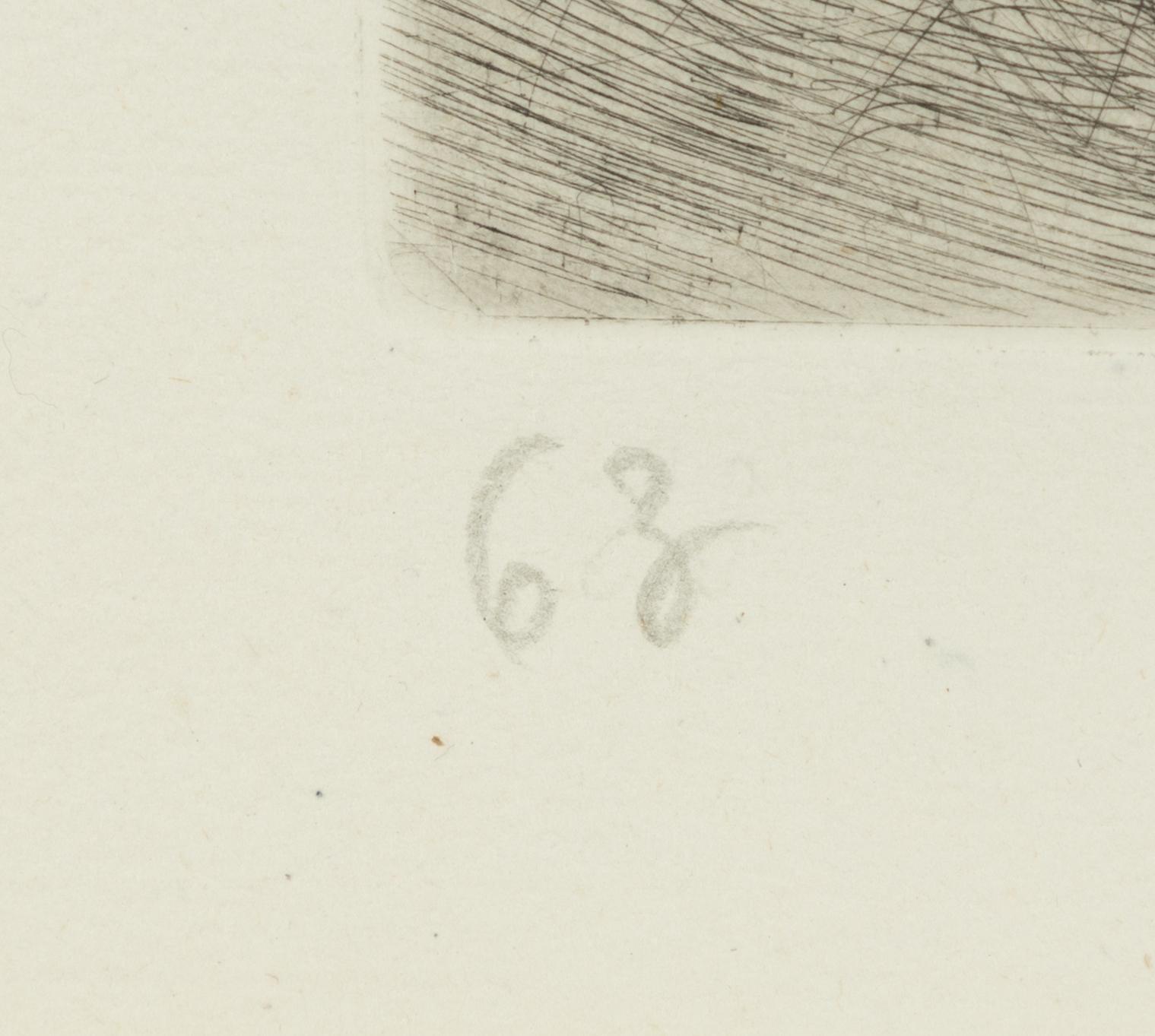 Marc Chagall, "L'ours et les deux Compagnons", from "Les fables de la Fontaine".