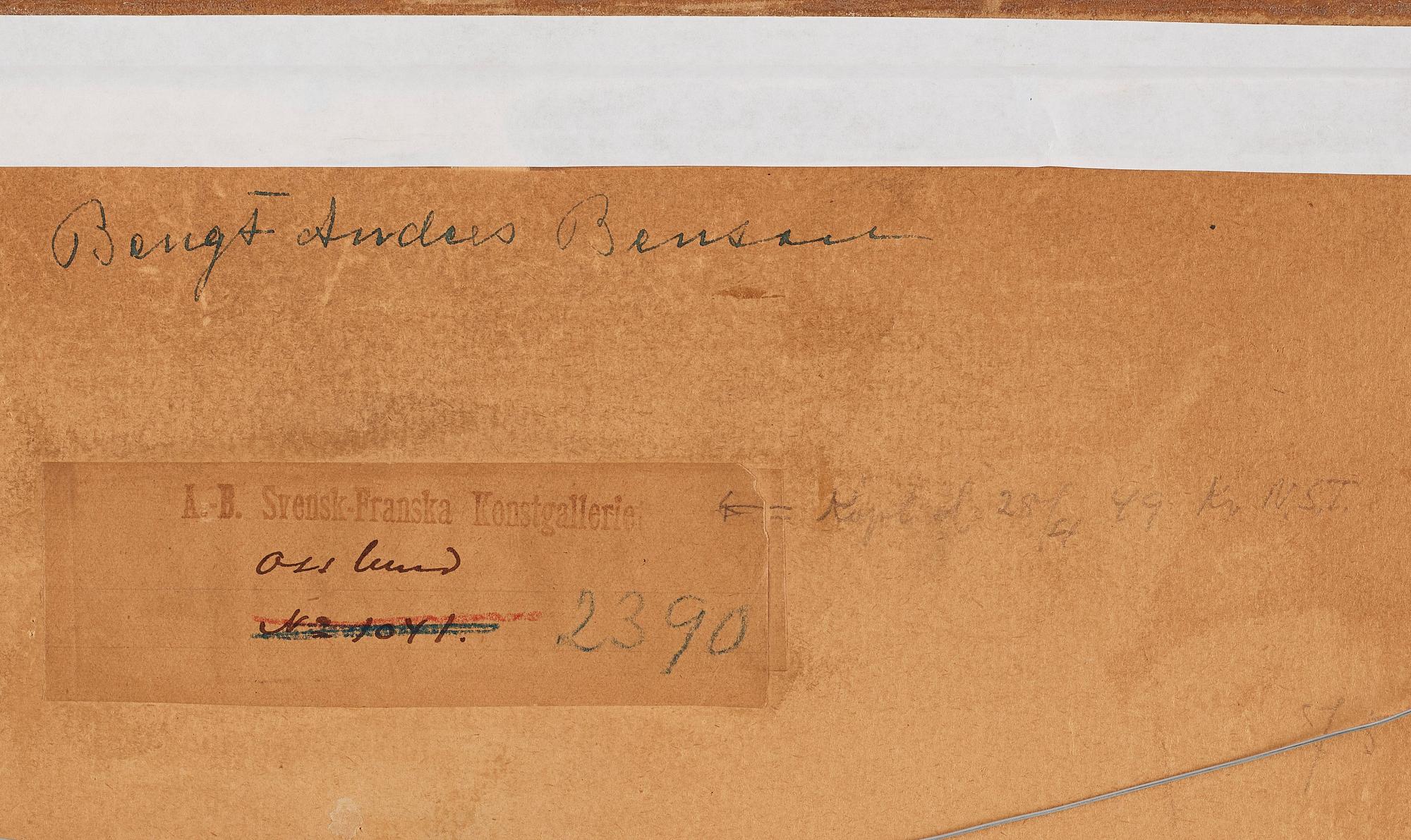 Helmer Osslund, Moose in a Northern landscape.