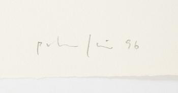 Peter Frie, lithograph in colours, 1996, signed 41/290.