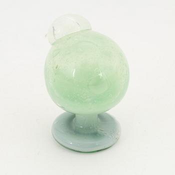 Kaj Franck, 'Lokinpoikanen bird' glass sculpture, Nuutajärvi Notsjö, signed.