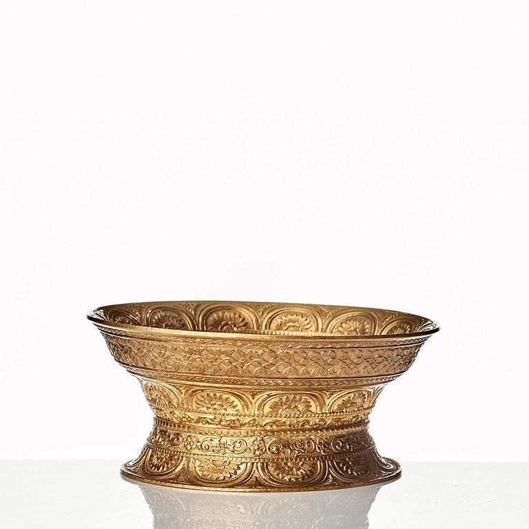 Kopphållare, förgylld. Qingdynastin, 1800-tal.