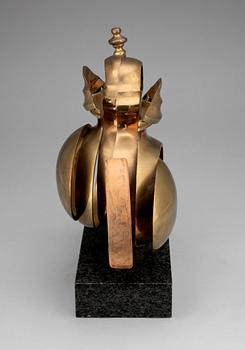 FERNANDEZ ARMAN, skulptur, brons. Sign o numr 84/100.