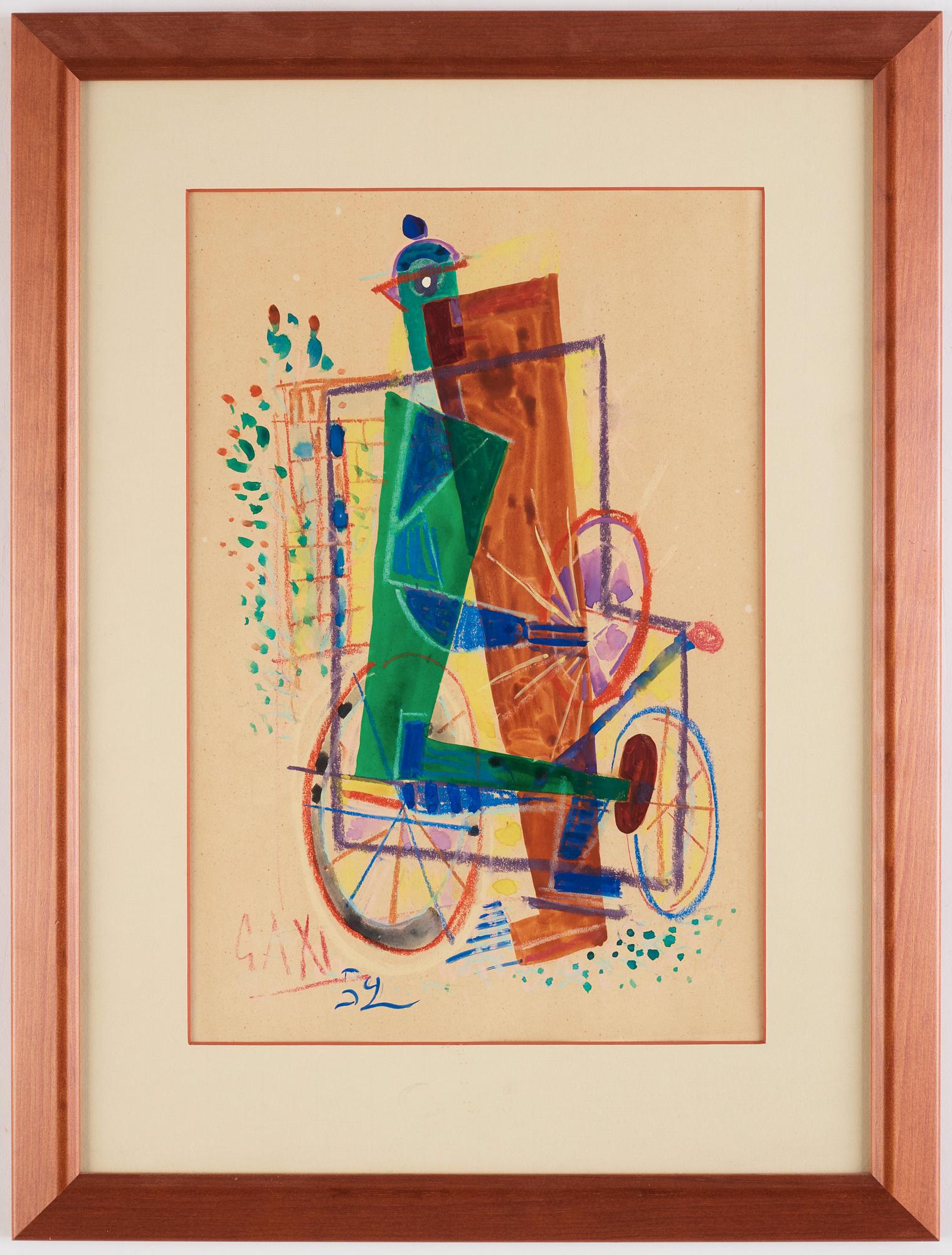 Gösta Adrian-Nilsson, "Grön cyklist".
