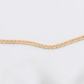 COLLIER, 18K guld, 26,9 g.
