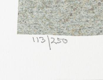 Madeleine Pyk, "Tusen dagar och en dröm", portfolio with 4 lithographs in colours and a book.