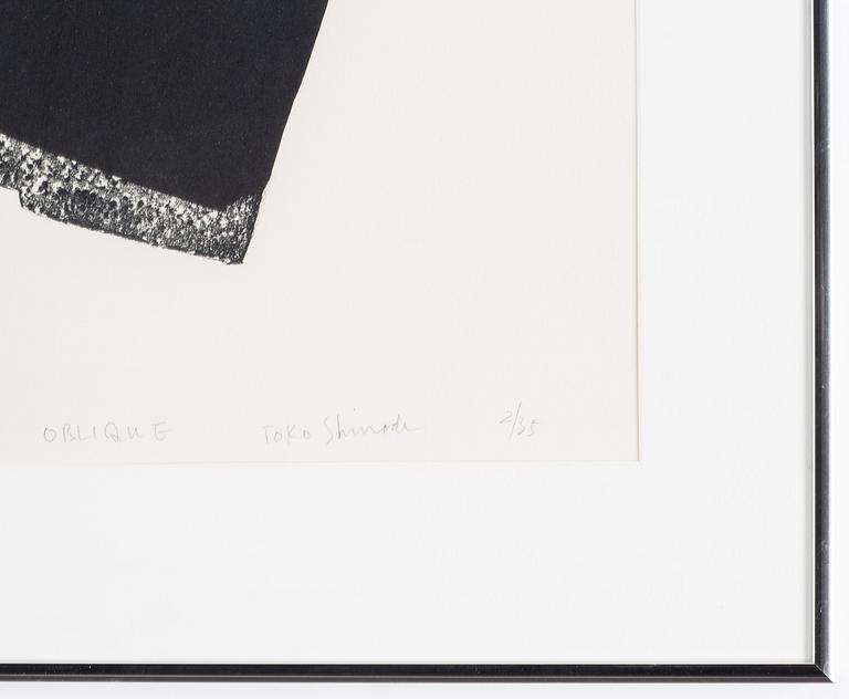 Toko Shinoda, lithograph, signed and numbered 2/35.