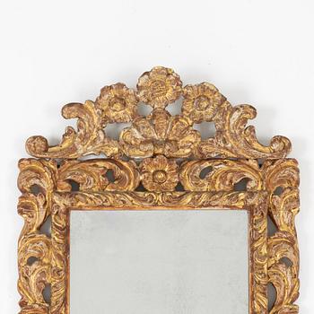 A Baroque mirror, Italy, 18th Century.