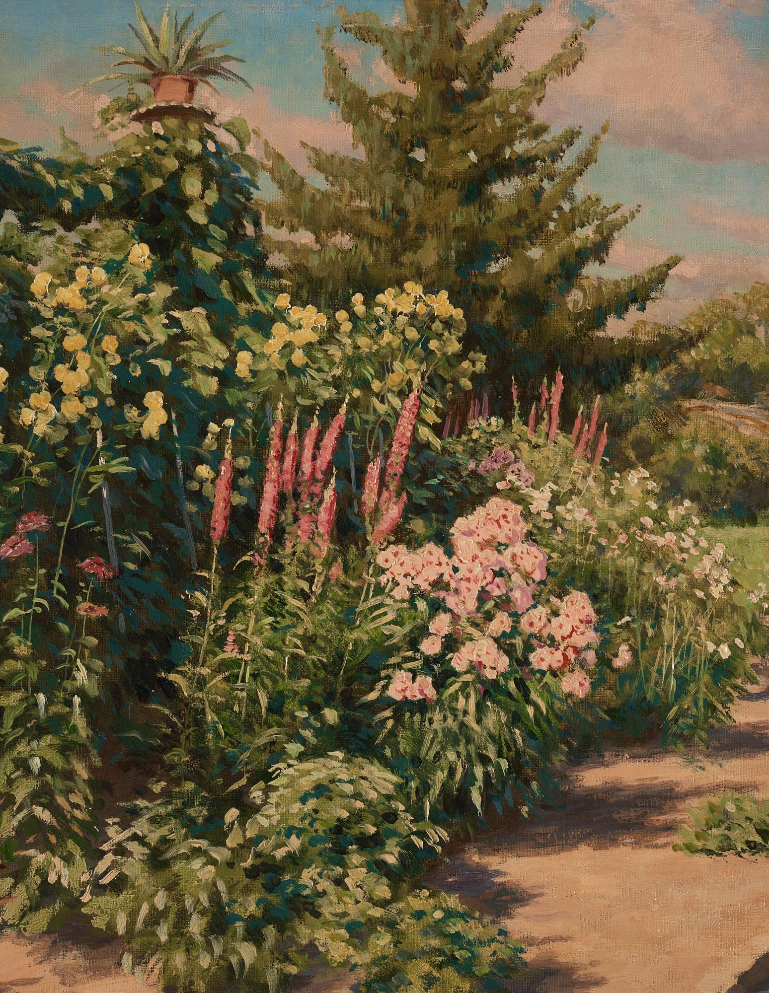 Johan Krouthén, In the gardens.