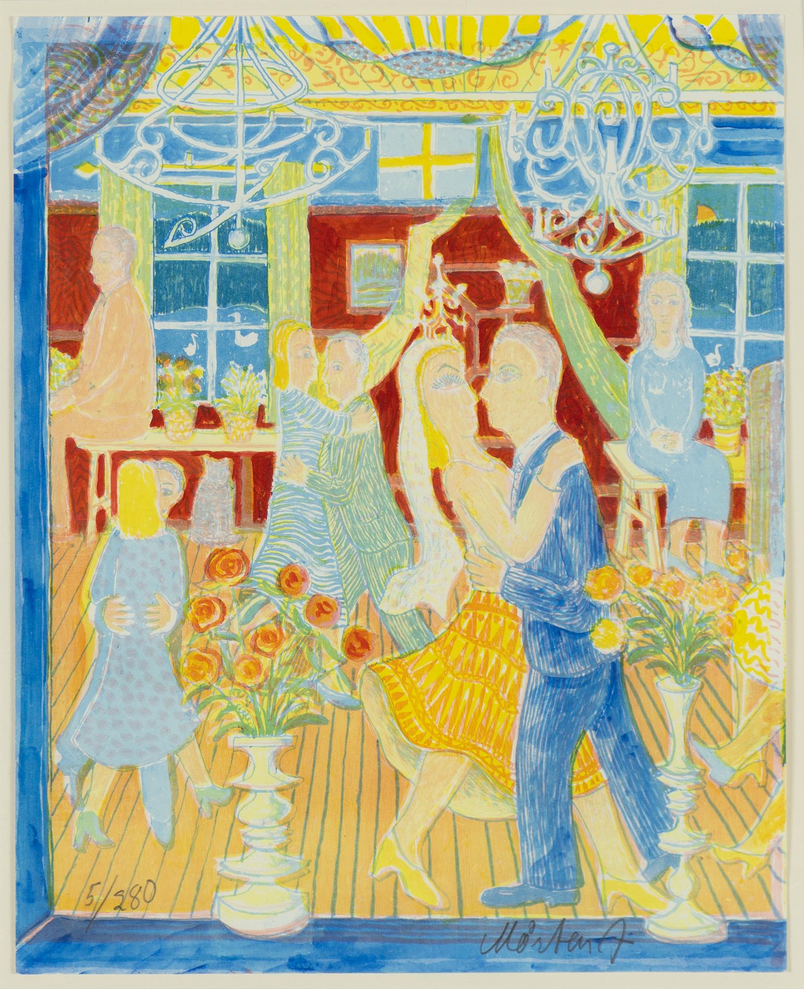 Mårten Andersson, "Spelmannen", Dans på Ybo gård", "Kaffedrickarna".