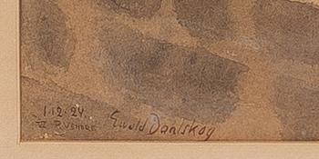 Ewald Dahlskog, Motif from France.