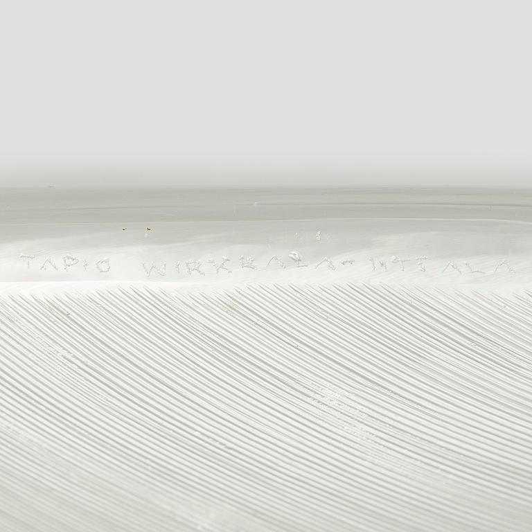 Tapio Wirkkala, Art glass, “Feather”, model 3869, signed Tapio Wirkkala Iittala -56.