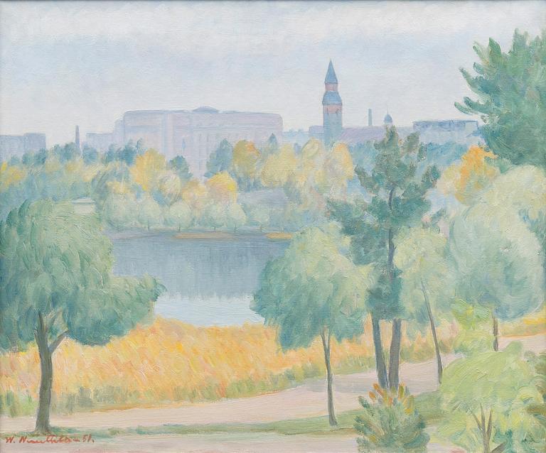 VÄINÖ NUUTTILA, oil on canvas, signed and dated -51.