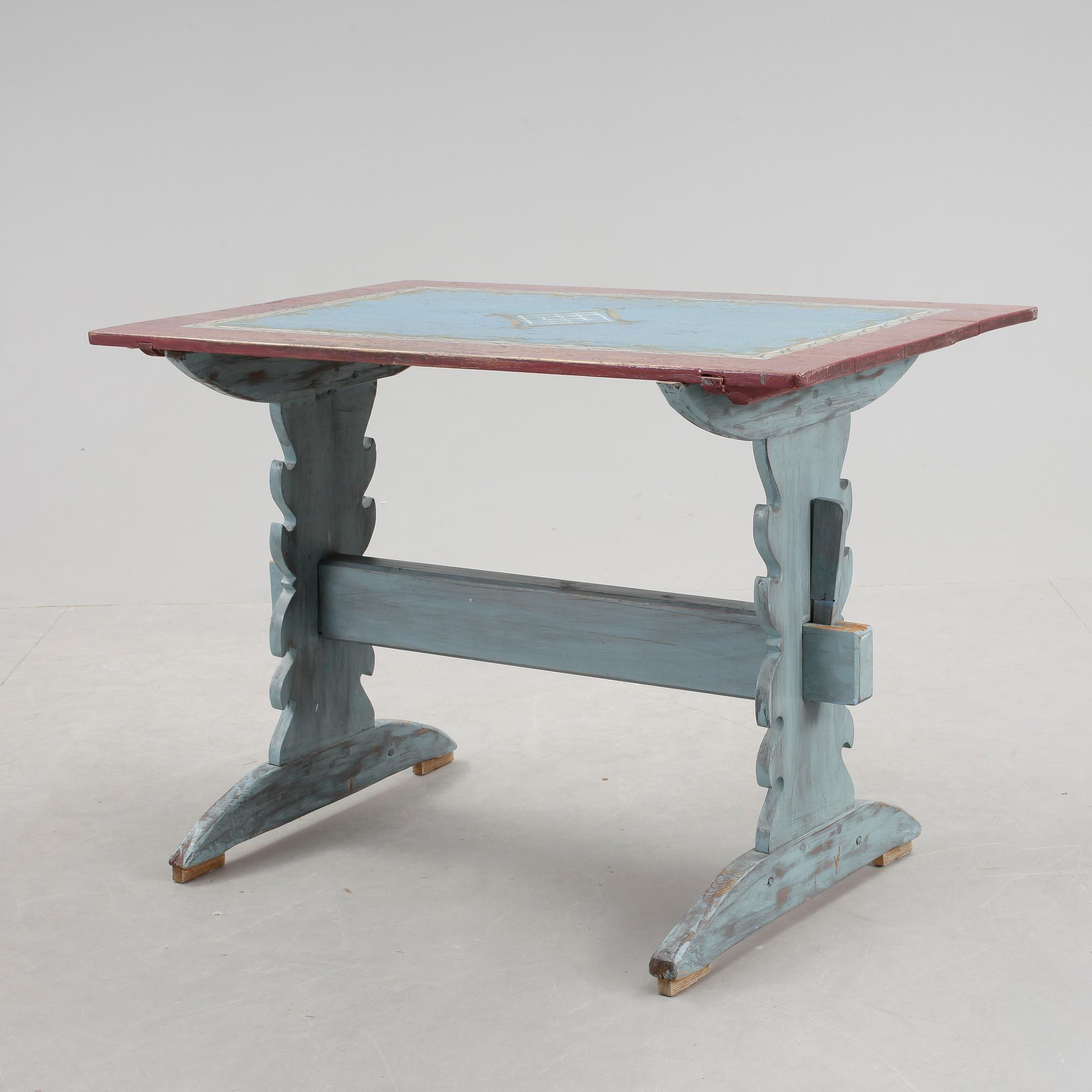 BOCKBORD, allmoge, skivan 1800-tal.