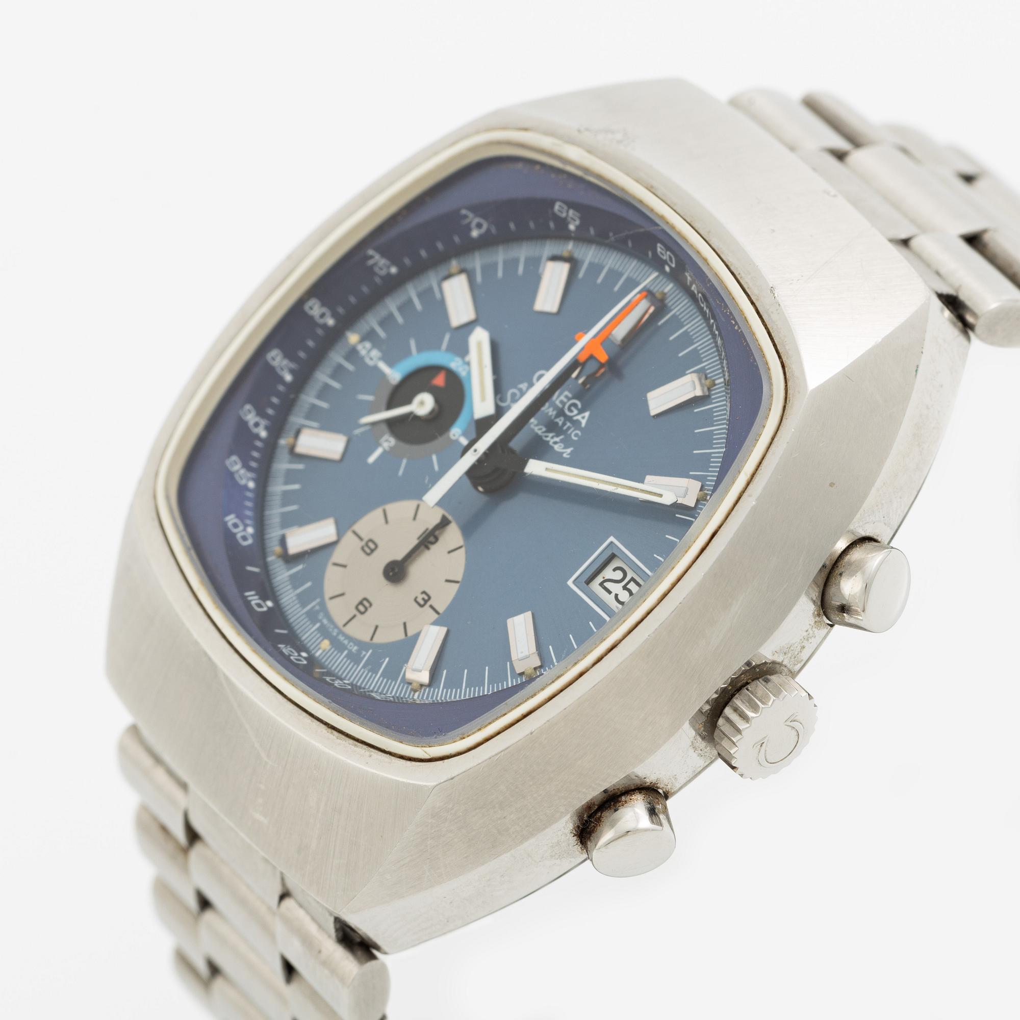 Omega, Seamaster, chronograph, 42 x 49 mm.