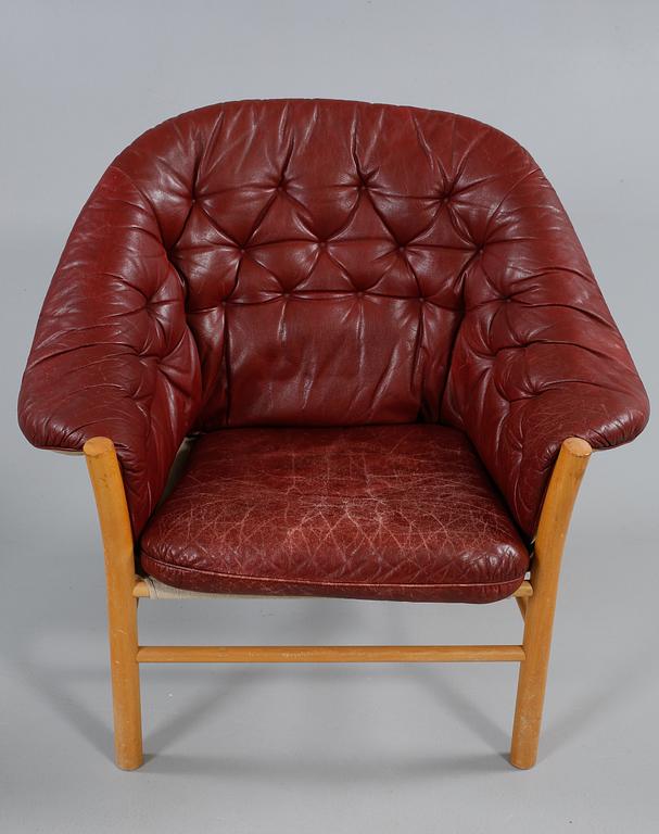 FÅTÖLJER, ett par, G-Design för Göte Möbler, Nässjö, 1900-talets andra hälft.