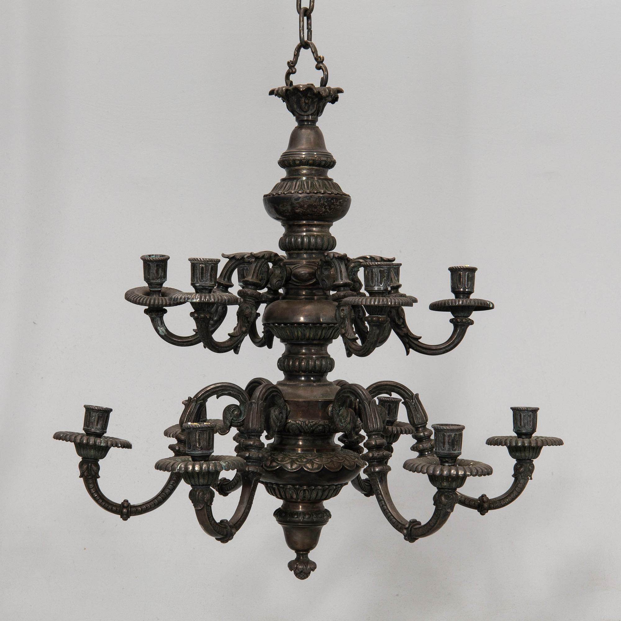 Ljuskrona Louis XV-stil 1900-tal.