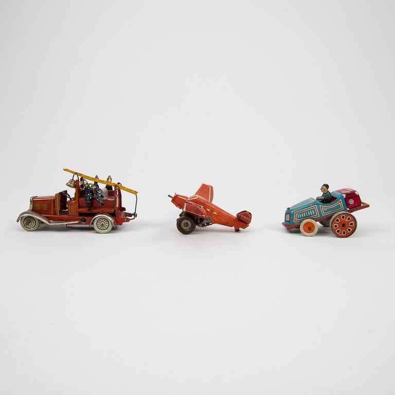 Three tin plate toys Germany 1930/40s.