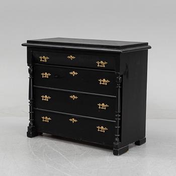 A pianted dresser from around the year 1900.