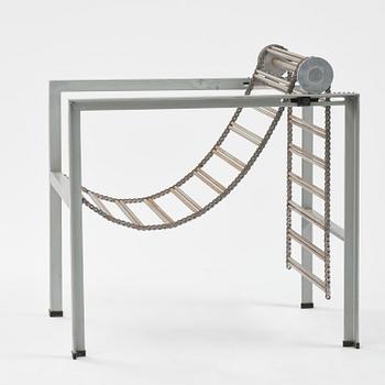 Paolo Pallucco, & Mireille Rivier, fåtölj, "Barba D'Argento", Pallucco, Italien, efter 1986.