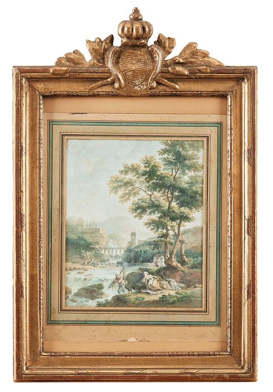 French School, 18th Century. Two gouaches. Unsigned.