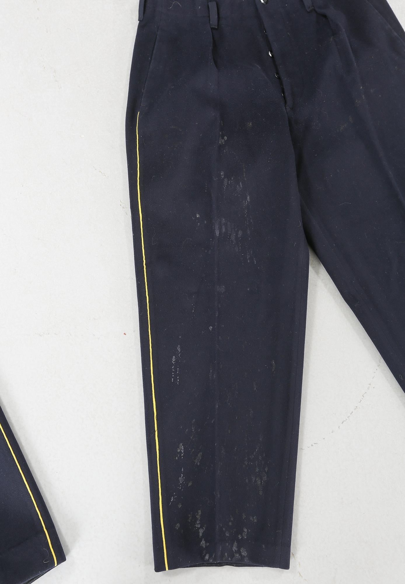 Four uniforms for the swedish army, model 1886.