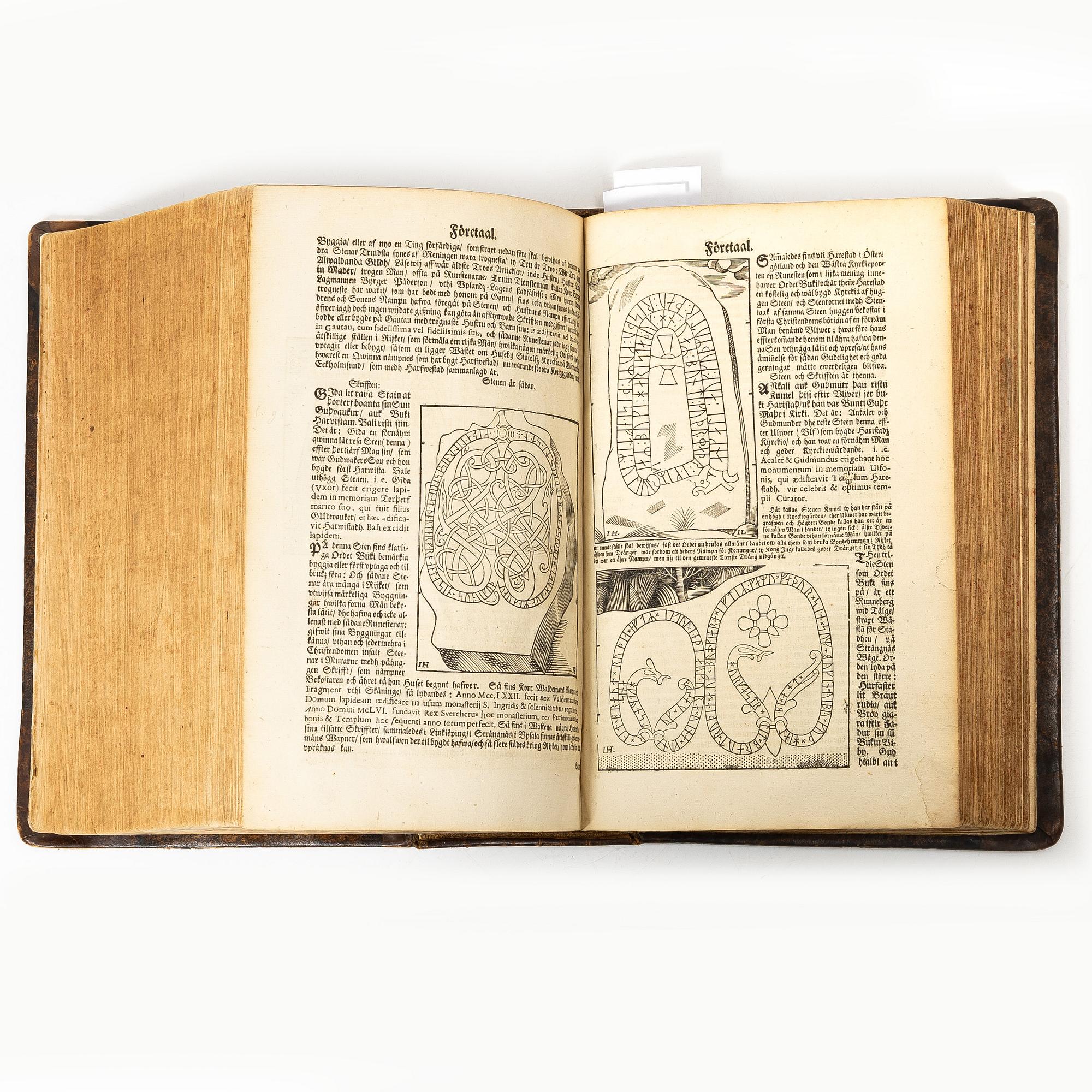 A Swedish law book from 1666 with the rare Björkö map.