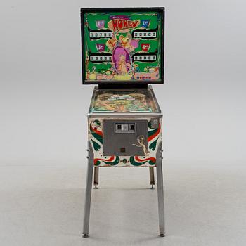 a "Honey" pinball-game by Williams USA, 1970's.