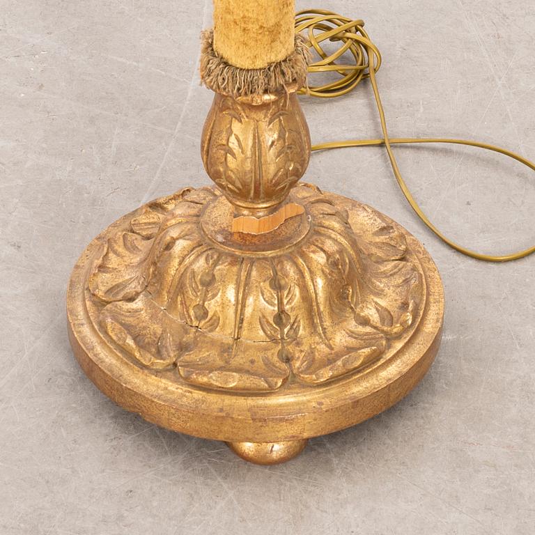 Golvlampa barockstil, Paoletti, Florens Italien 1900-talets mitt.