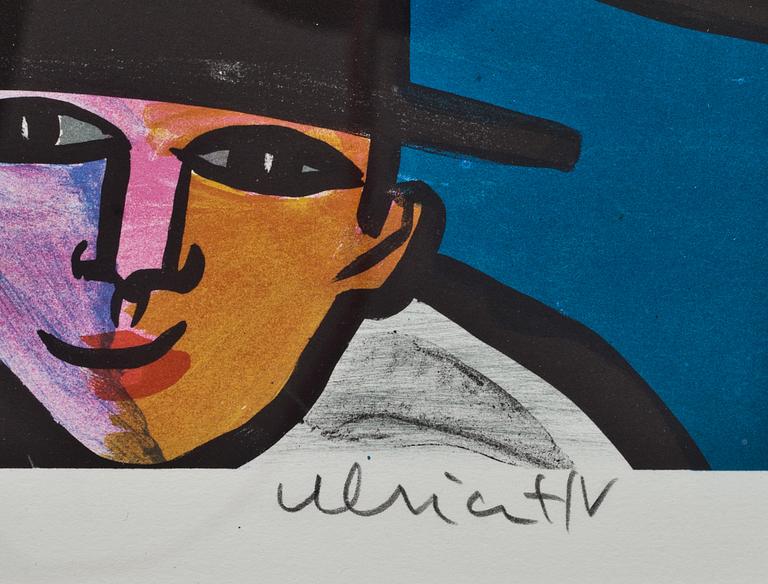 ULRICA HYDMAN-VALLIEN, färglitografi, signerad och numrerad 130/1600.