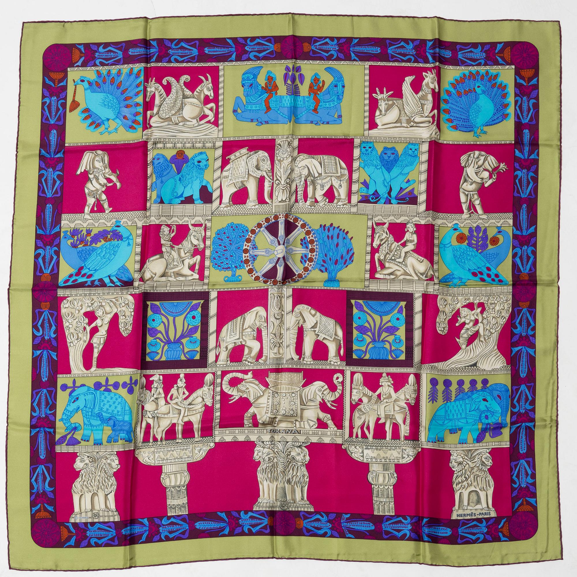 Hermès, scarf, "Torana".