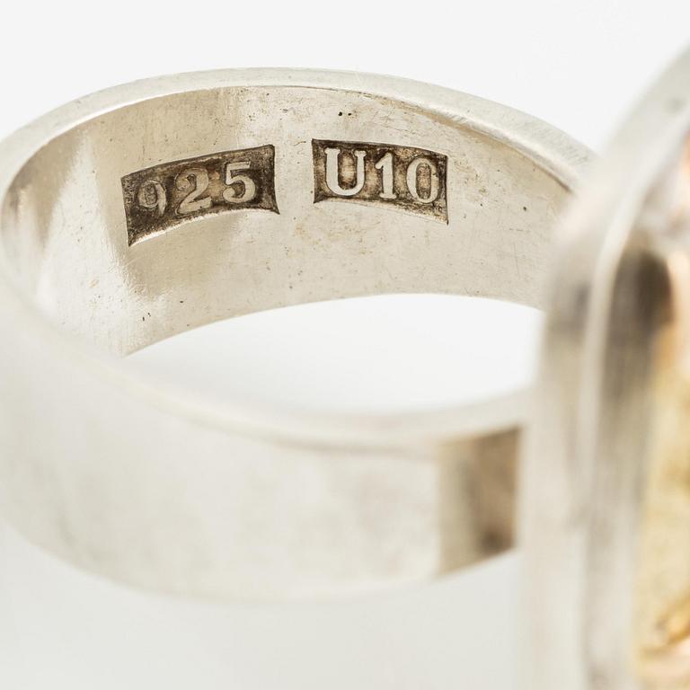 Sven-Erik Högberg, a ring, sterling silver, Gothenburg 1994.