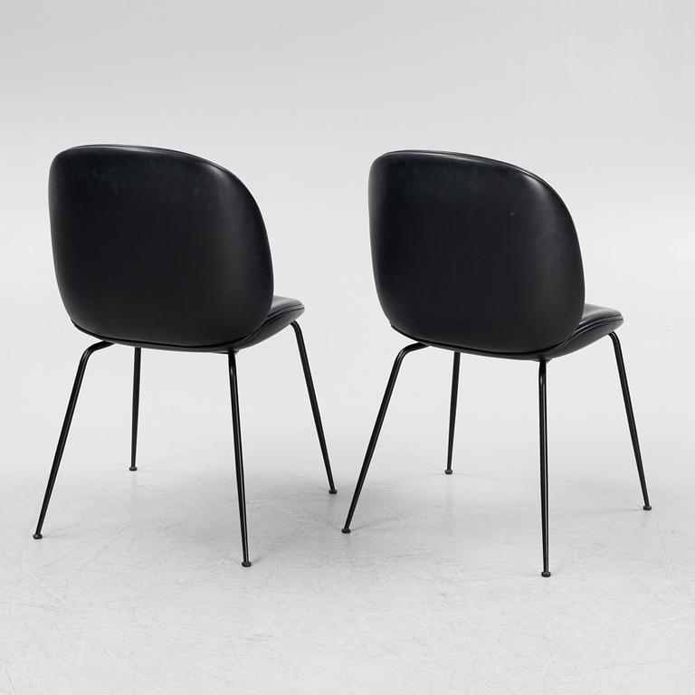 Gamfratesi, stolar 6 st, "Beetle dining chair", Gubi, formgiven 2013.