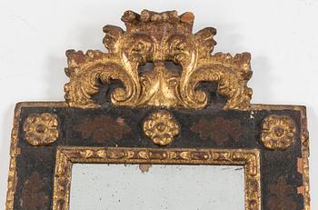 A BAROQUE MIRROR, 18th century.