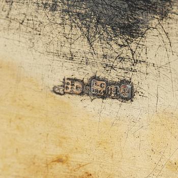 A russian silver box, unclear makers mark, assay master Victor Savinkov, Moscow, Russia, 1869.