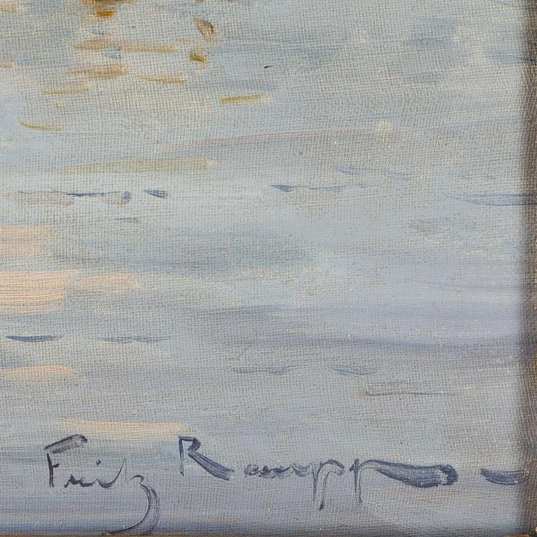 FRIEDRICH RAUPP, olja på duk, sign.