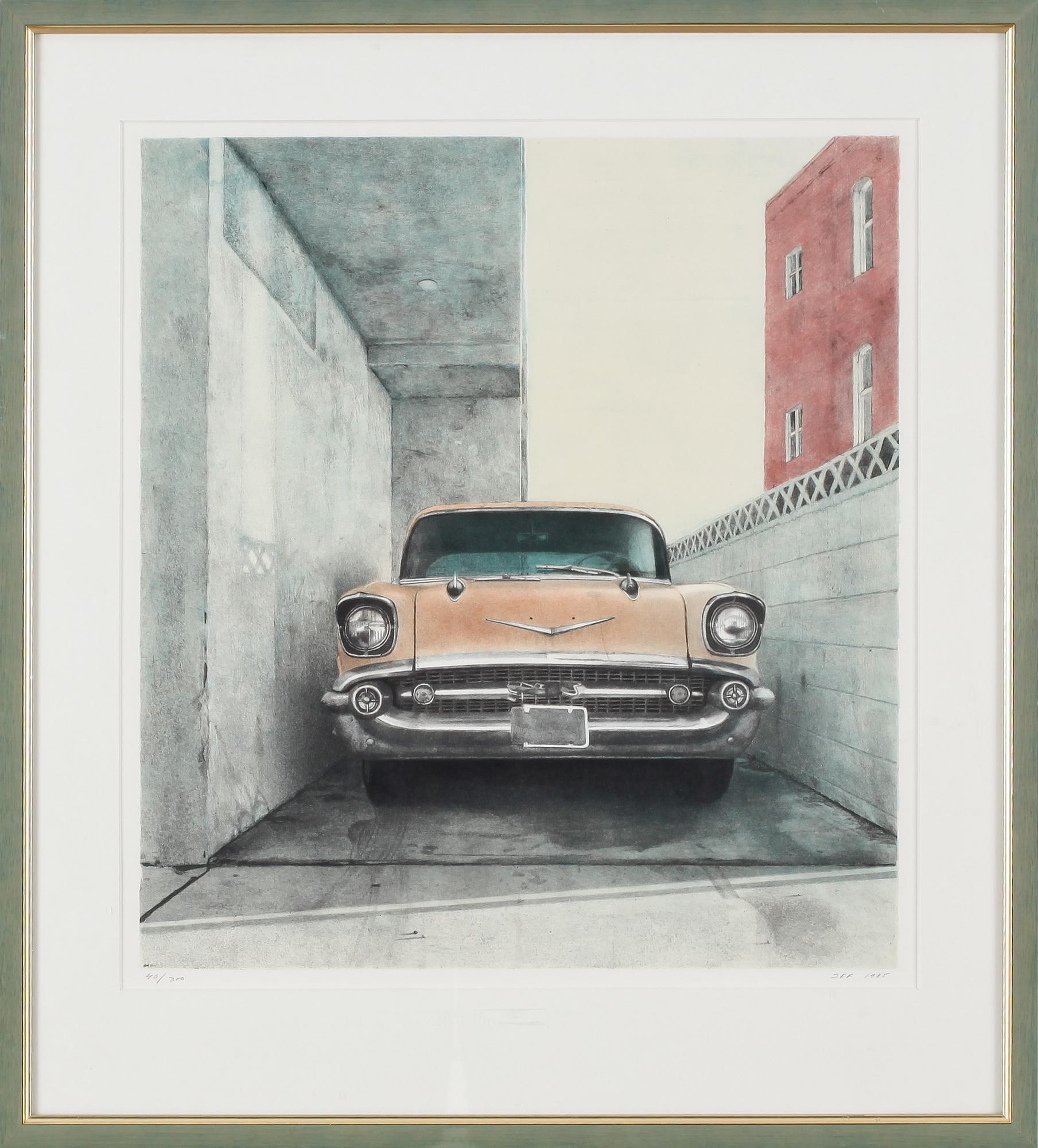 JOHN ERIK FRANZÉN, färglitografi, monogramsignerad, daterad 1985 och numrerad 40/300.