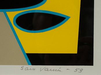 SAM VANNI, serigrafi, E.A. sign. och dat. -53.