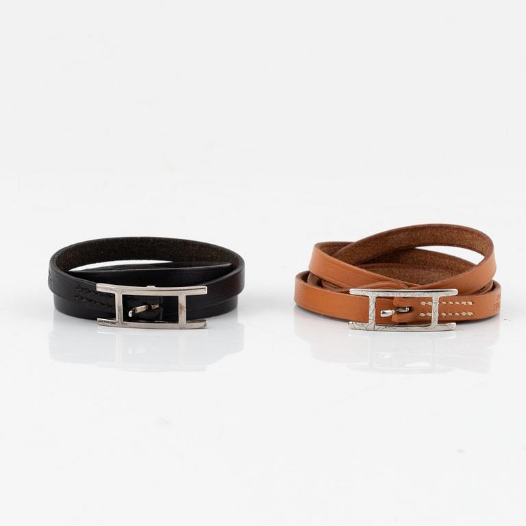 Hermès, armband, 2 st, "Hapi".