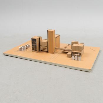 A 1972 architectural model of Alko factories in Koskenkorva, Finland.