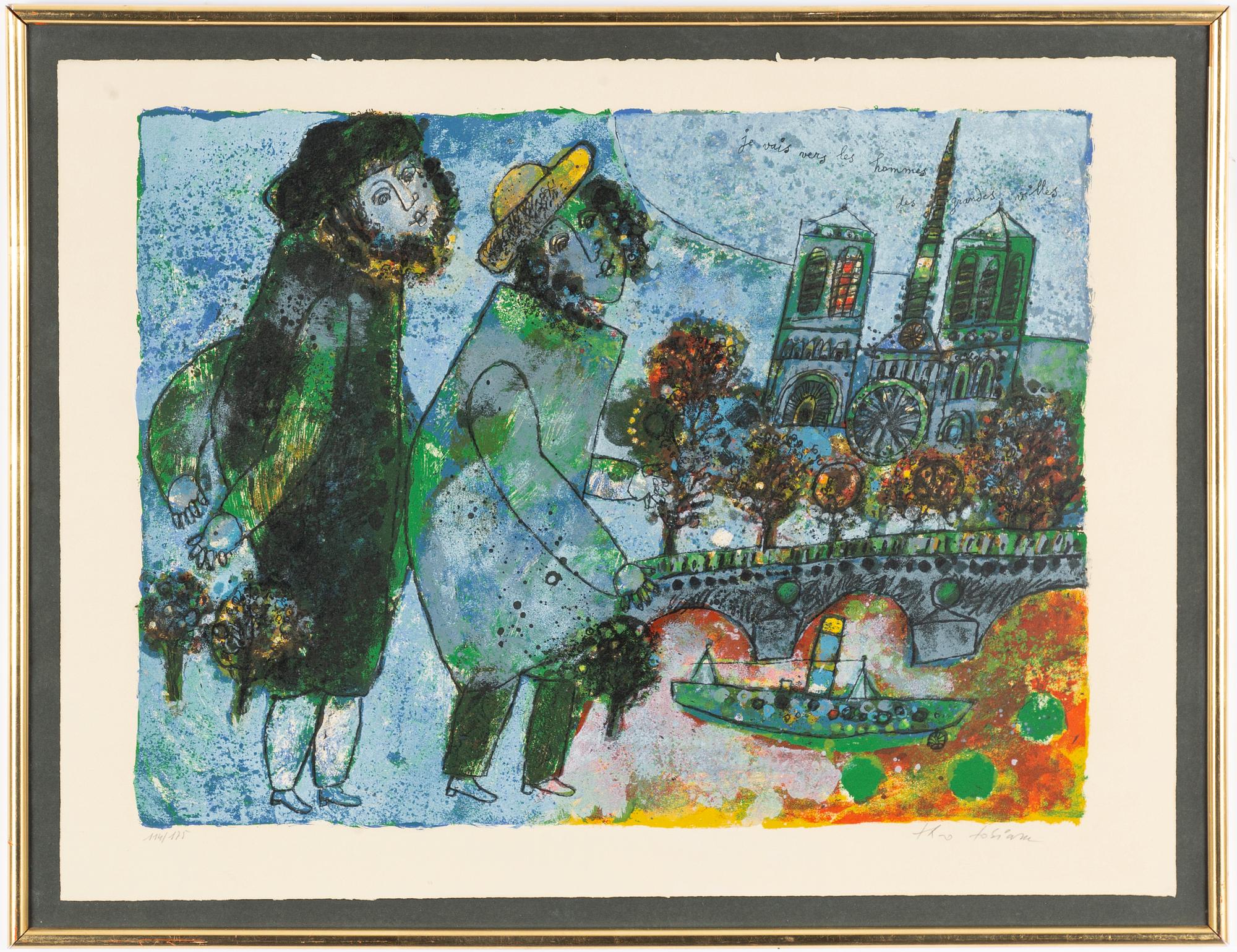 Theo Tobiasse, "Je Vais Vers Les Hommes Des Grandes Villes".