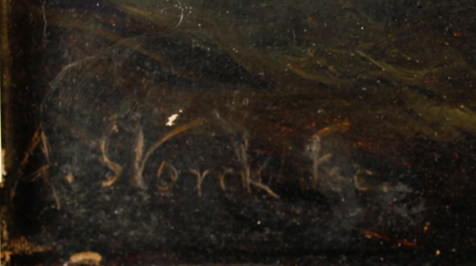 OKÄND KONSTNÄR, olja på duk, signerad A Storck fec, 1800-tal.