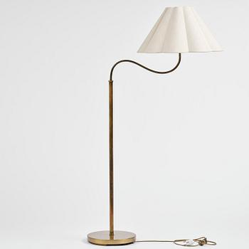 Swedish Modern, a floor lamp, 1940s.