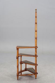 BIBLIOTEKSSTEGE, mahogny, England, sent 1900-tal.