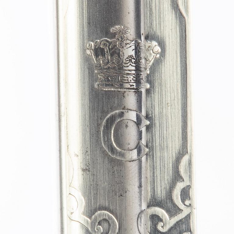 Sabel, brittisk, 1900-talets början, med balja.