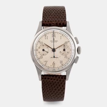 81. Universal Genève, Uni-Compax, chronograph, ca 1950.