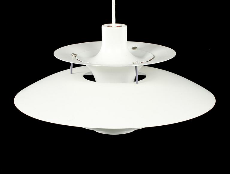 TAKLAMPA, "PH-lampa", Louis Poulsen för Poul Henningsen, 1900-talets fjärde kvartal. Höjd 30 cm.