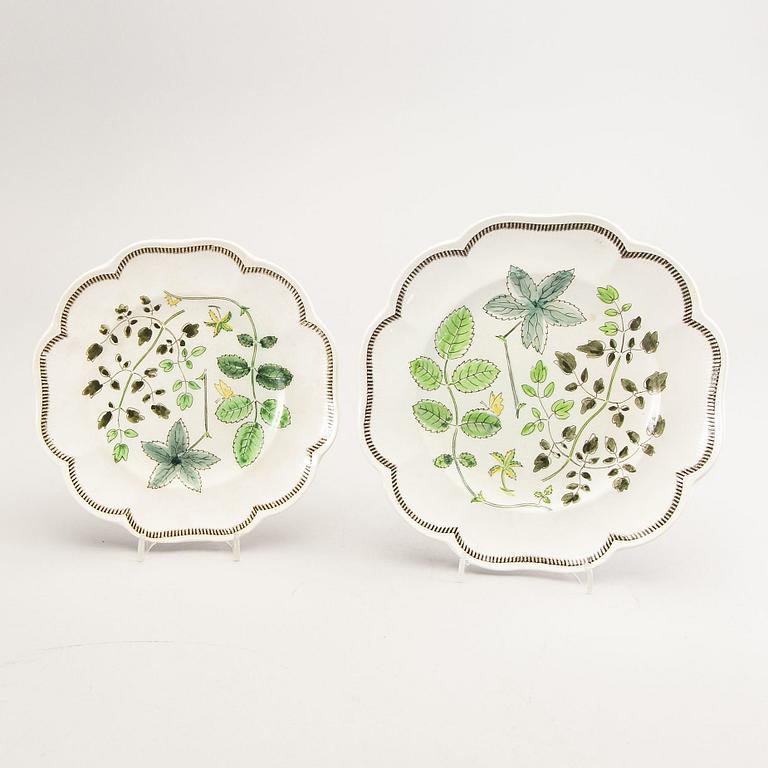 Arthur Percy, a 56-piece creamware dinner service 'Christina', Gefle.